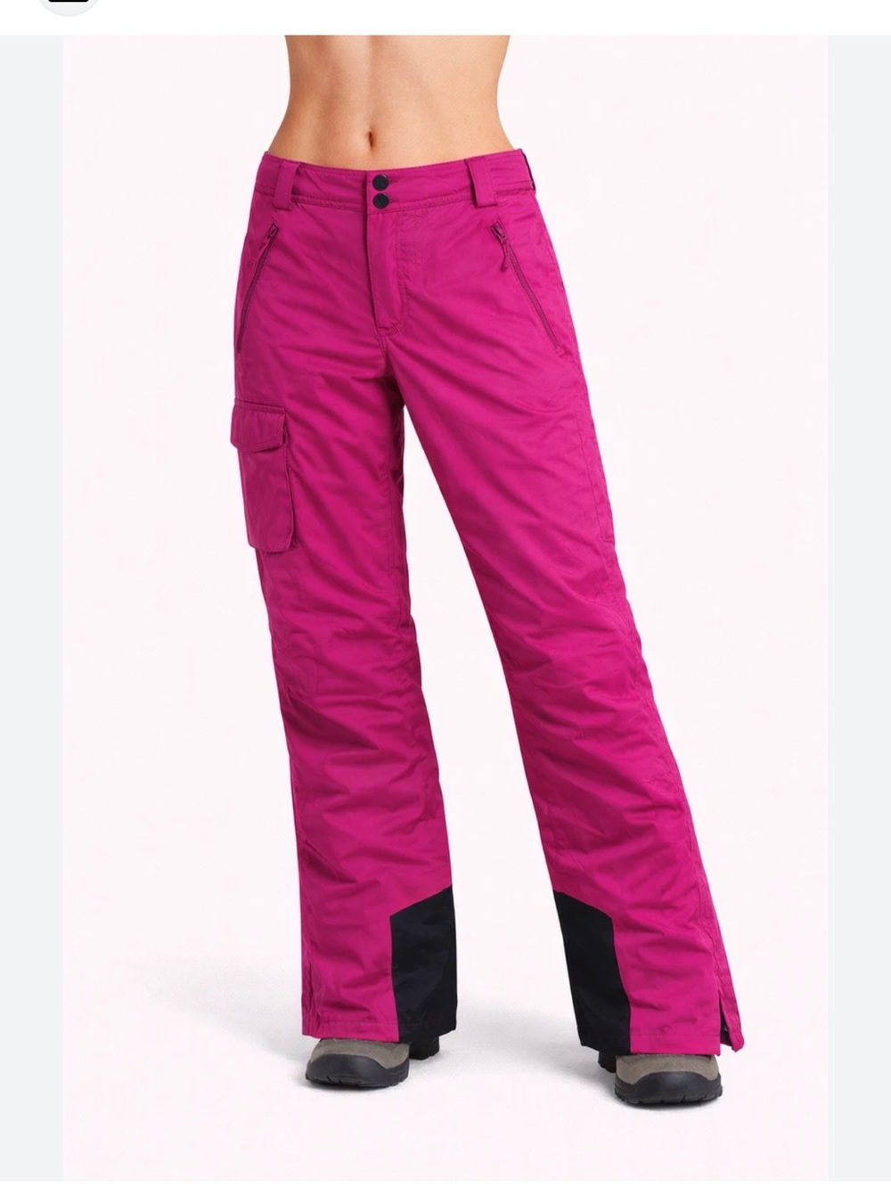 Slalom ski snow women’s pants XS pink